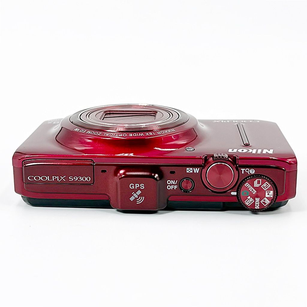 ニコン Nikon COOLPIX S9300 インペリアルレッド コンデジ カメラ 中古