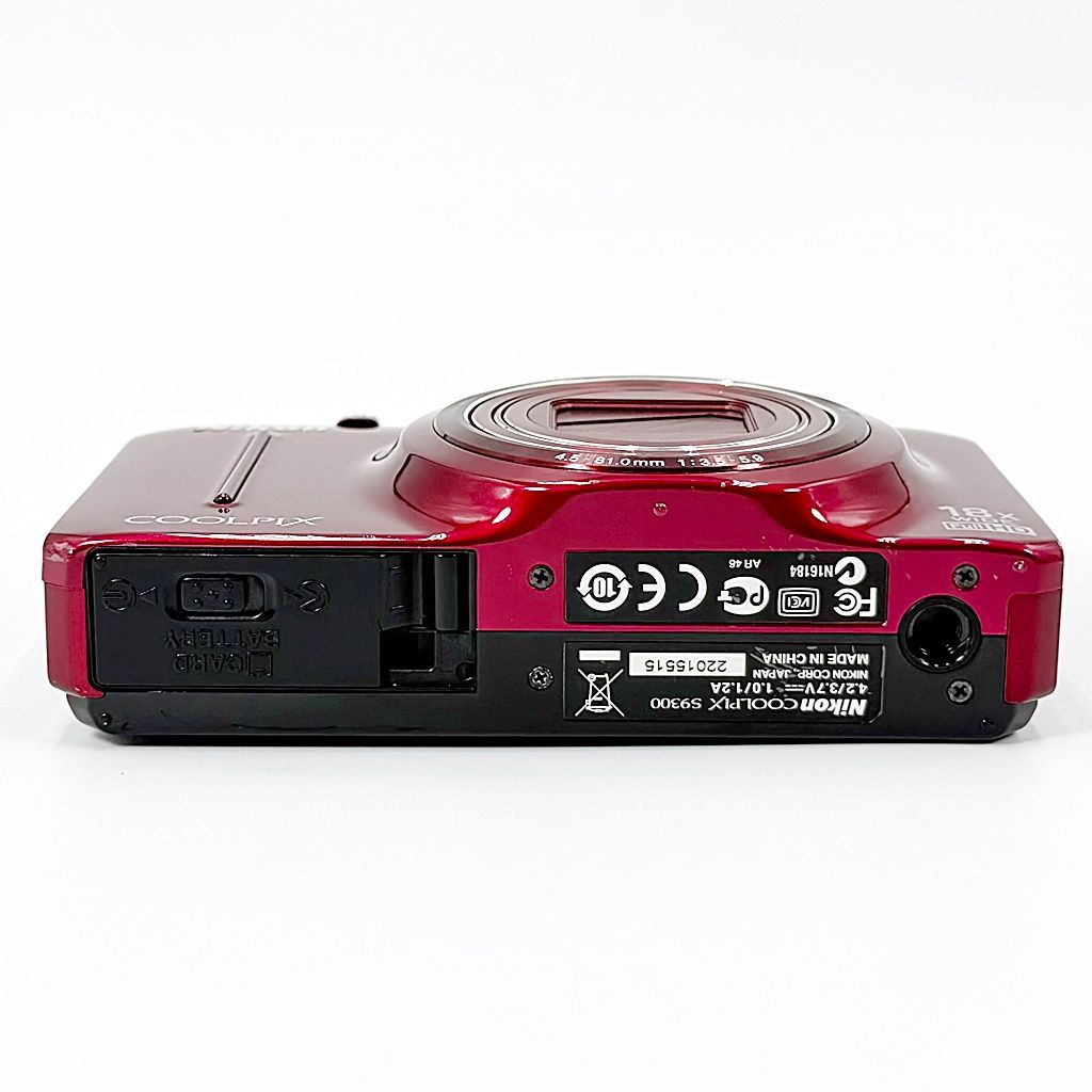 ニコン Nikon COOLPIX S9300 インペリアルレッド コンデジ カメラ 中古