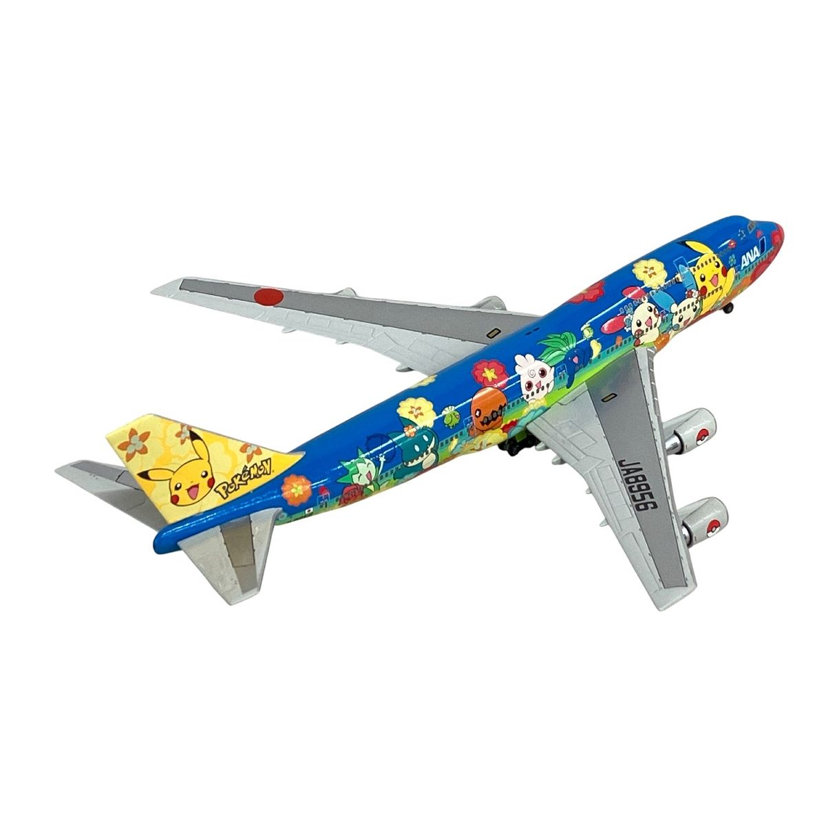 全日空商事 1/400 ANA BOEING 747-400 OHANA JUMBO JA8956 NH40011