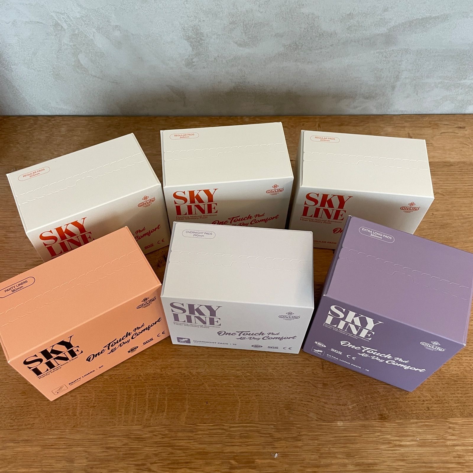 SKYLINEライフケアシート生理用ナプキンセットolylife - メルカリ