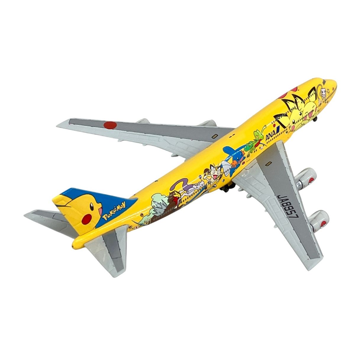 全日空商事 1/400 ANA BOEING 747-400 ピカチュウ JUMBO JA8957