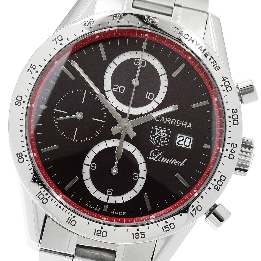 タグホイヤー TAG HEUER CV201D カレラ クロノグラフ 600本 自動巻き メンズ _930422