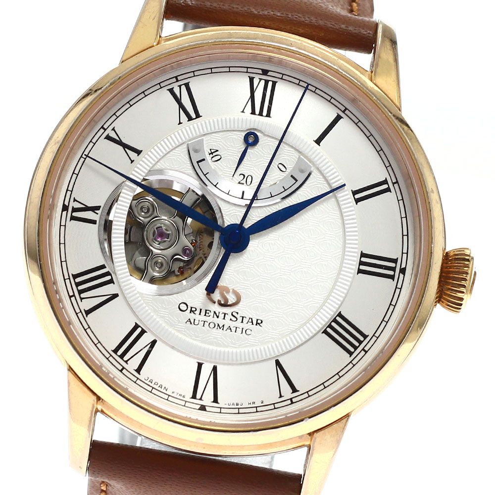 オリエント ORIENT RK-HH0001S|F7R6-UAA0 オリエントスター セミスケルトン パワーリザーブ 自動巻き メンズ _944085