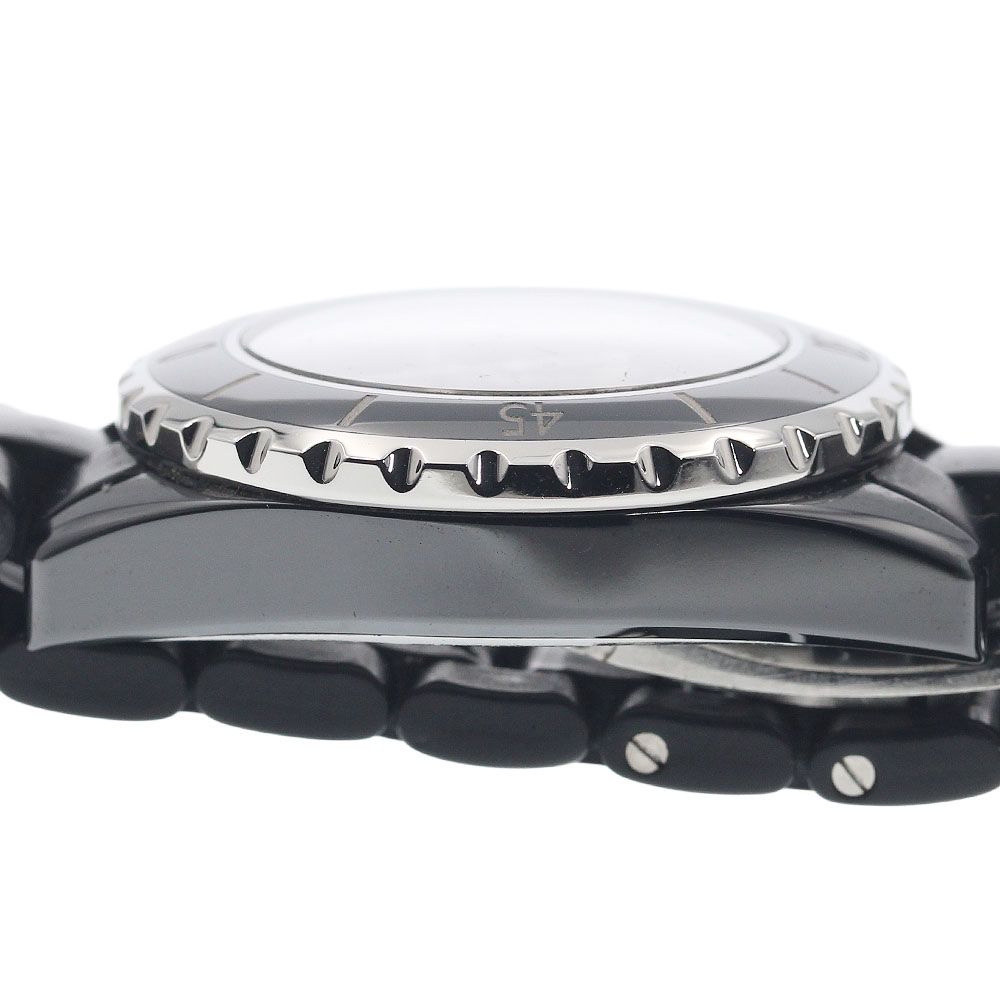 シャネル CHANEL H0681 J12 黒セラミック デイト クォーツ レディース