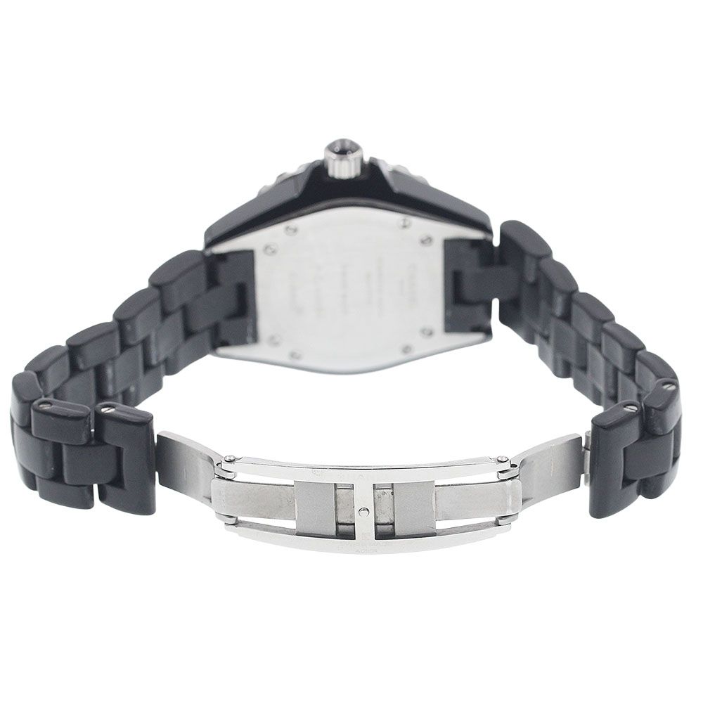 シャネル CHANEL H0681 J12 黒セラミック デイト クォーツ レディース