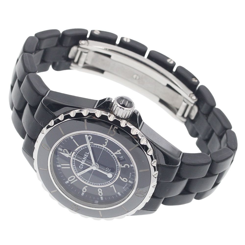 シャネル CHANEL H0681 J12 黒セラミック デイト クォーツ レディース _943982 シャネル CHANEL H0681 J12 黒セラミック デイト クォーツ レディース