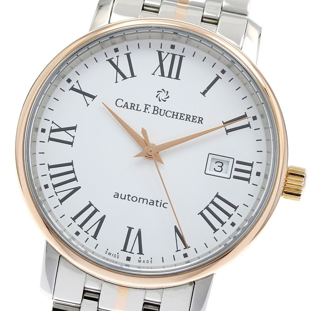 カール F.ブヘラ CARL F.BUCHERER 00.10318.07.11.21 アダマビ デイト 自動巻き メンズ _942707
