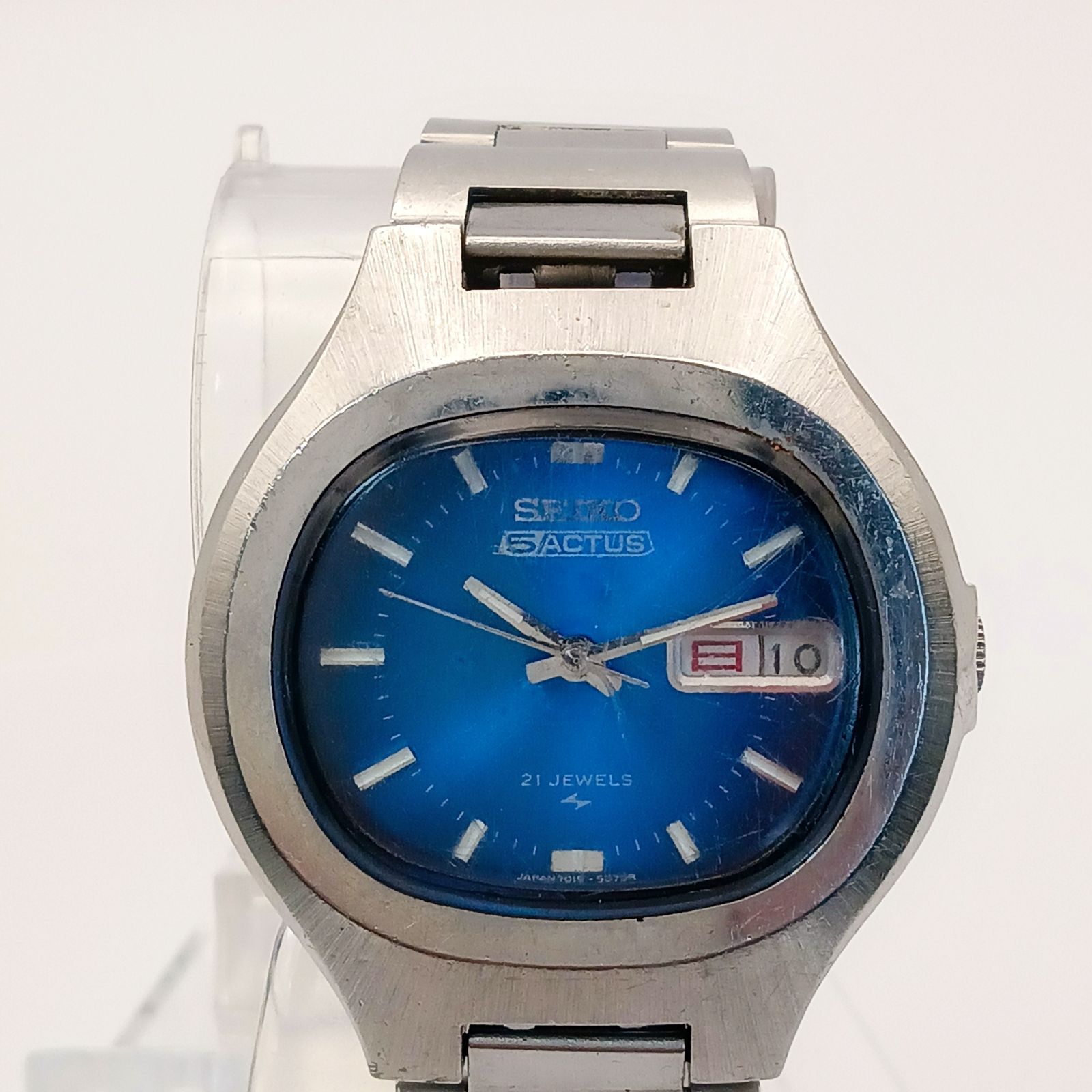 稼働 良品0302-4 SEIKO 5ACTUS セイコー 5アクタス 7019-5010 メンズ 