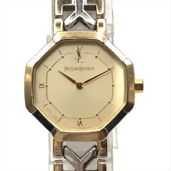Yves Saint Laurent イヴサンローラン YSL オクタゴン クオーツ