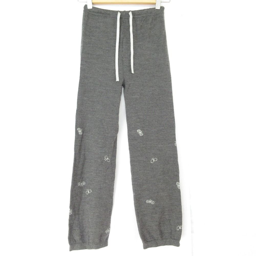 美品 mina perhonen ミナペルホネン choucho ちょうちょ ニットパンツ