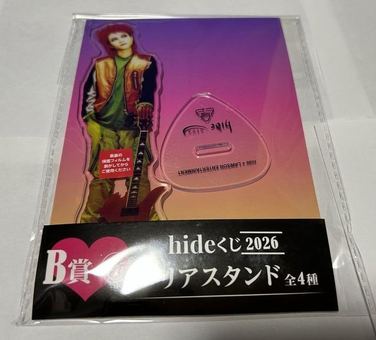 hide ヒデ X JAPAN くじ 2026 B賞 アクスタ アクリルスタンド クリア