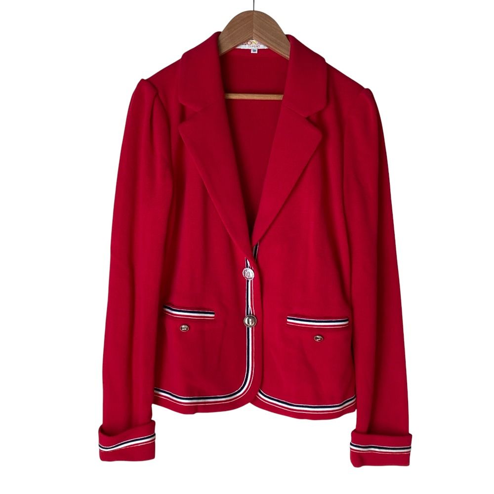 美品 LEONARD SPORT レオナール スポーツ サマーニット テーラード