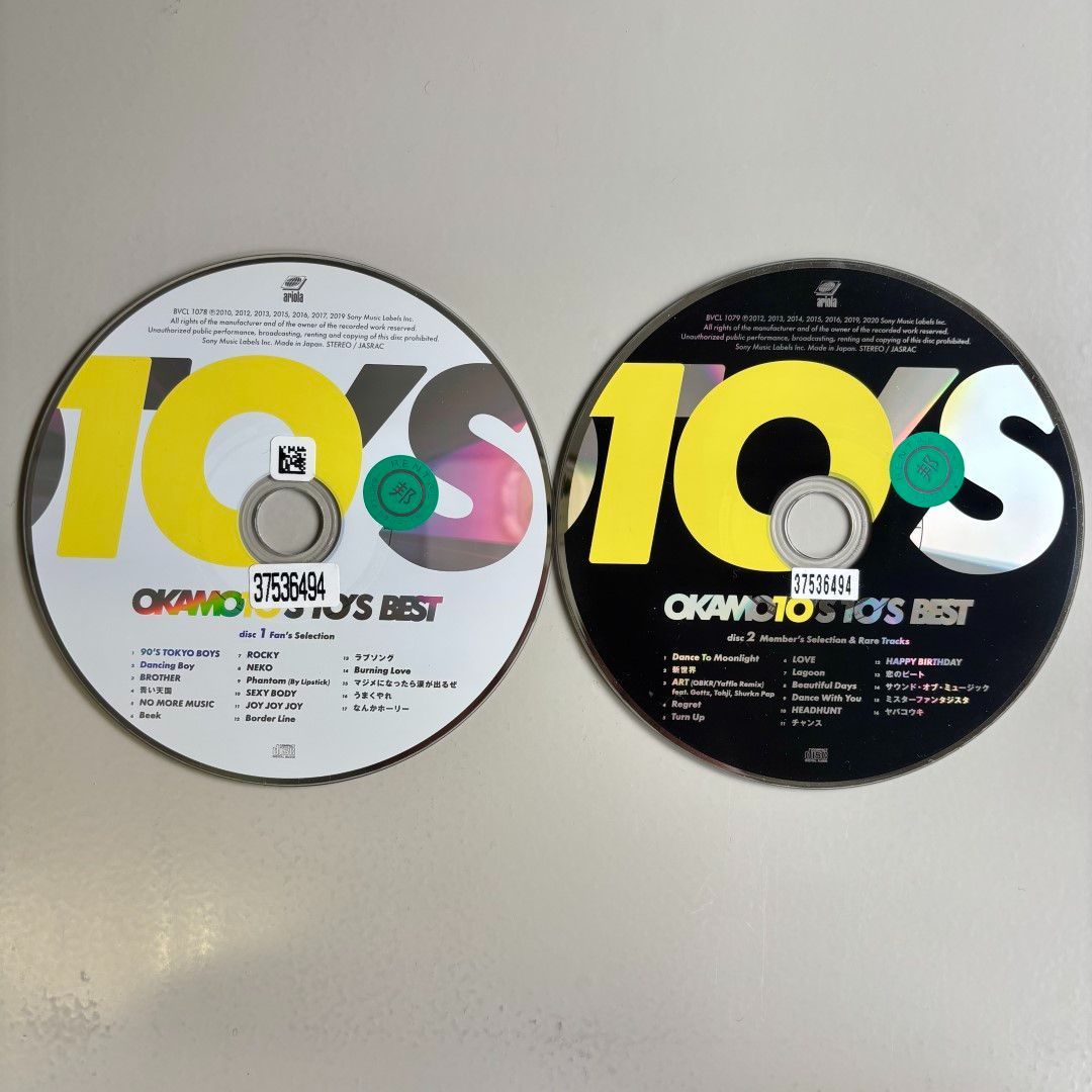 10'S BEST／OKAMOTO'S／2枚組 - メルカリ