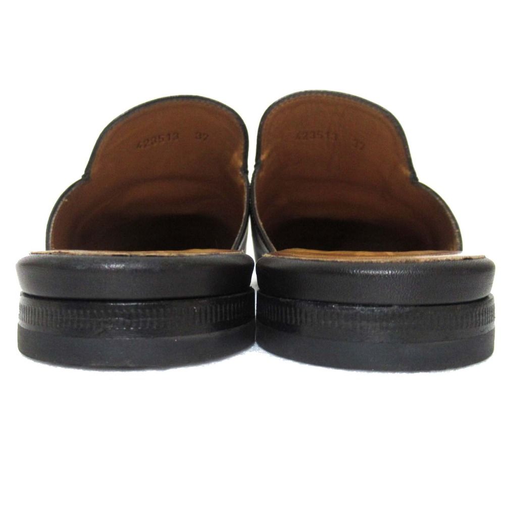 美品 GUCCI グッチ プリンスタウン ホースビット ミュール サンダル