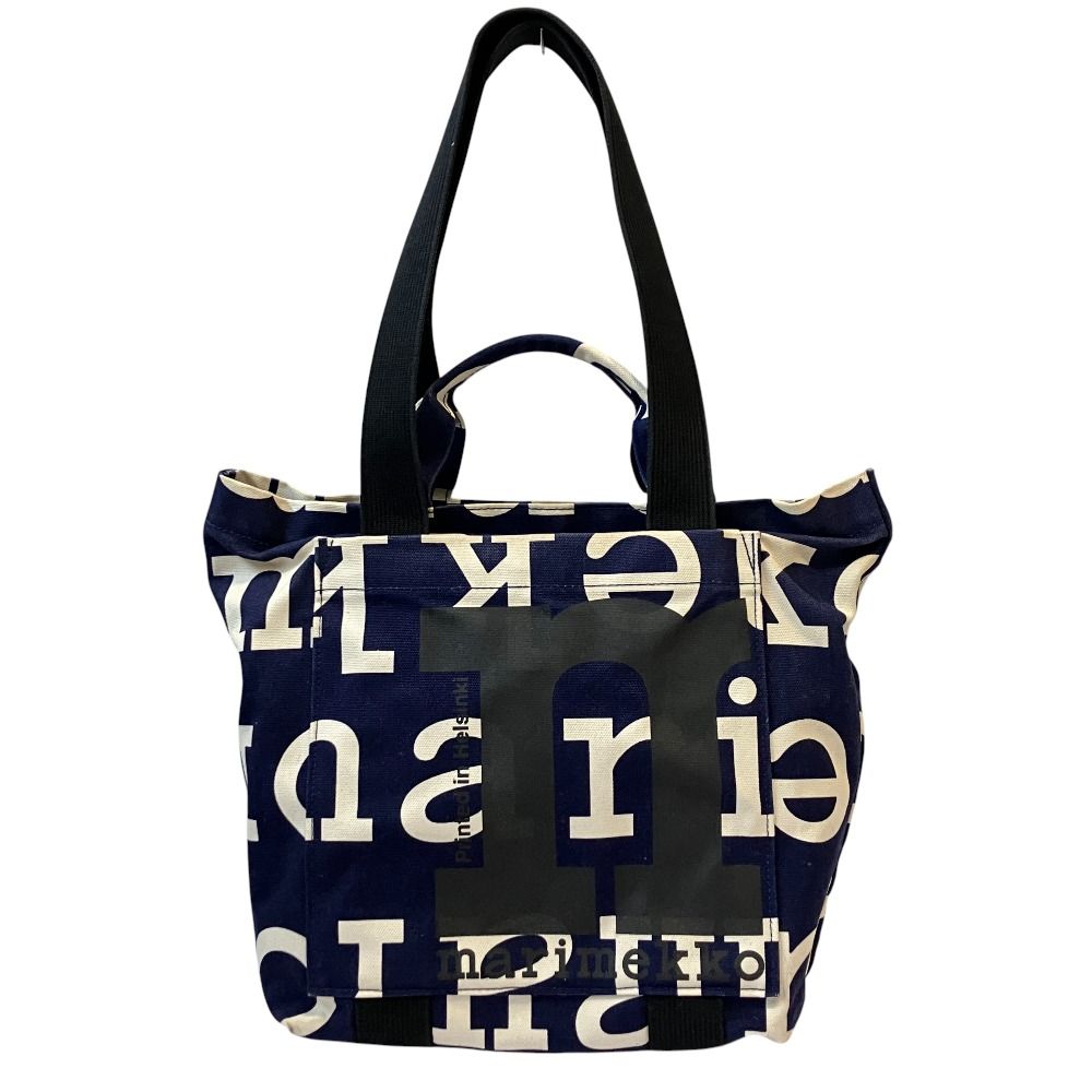 美品✨マリメッコ Mono Mini Citybag Logo トートバッグ 良品 Marimekko マリメッコ MONO MINI CITYBAG LOGO ロゴ トートバッグ