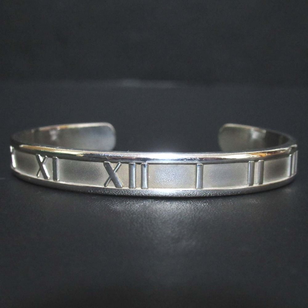 美品 Tiffany&Co ティファニー アトラス バングル ブレスレット 925SV