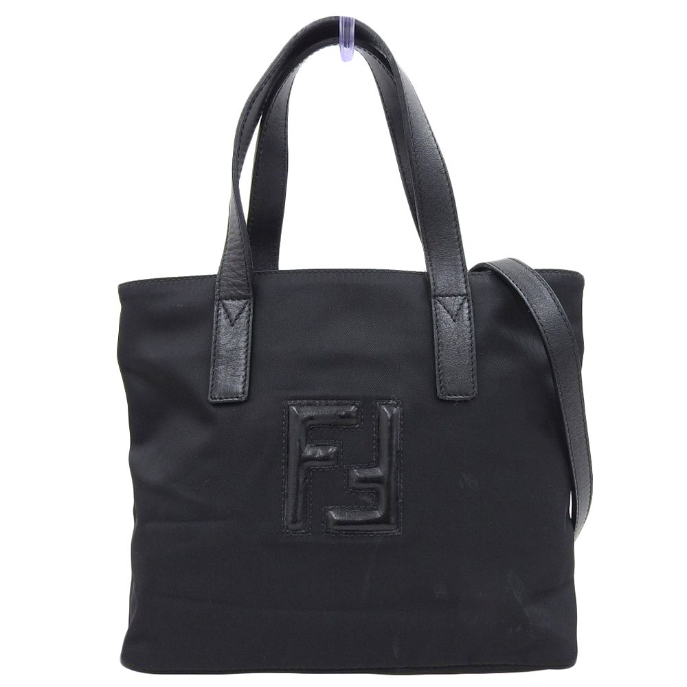 本物保証】 フェンディ FENDI FFロゴ 2WAYバッグ ハンドバッグ 斜め