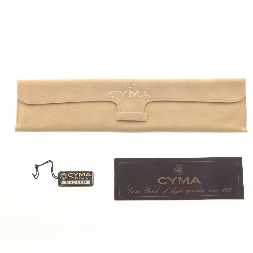 □ シーマ CYMA 腕時計 スクエア クォーツ 52.6g レディース シルバー