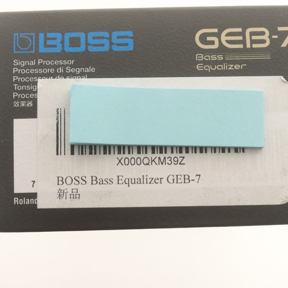□ Boss イコライザー Bass Equalizer GEB-7 ベースイコライザー