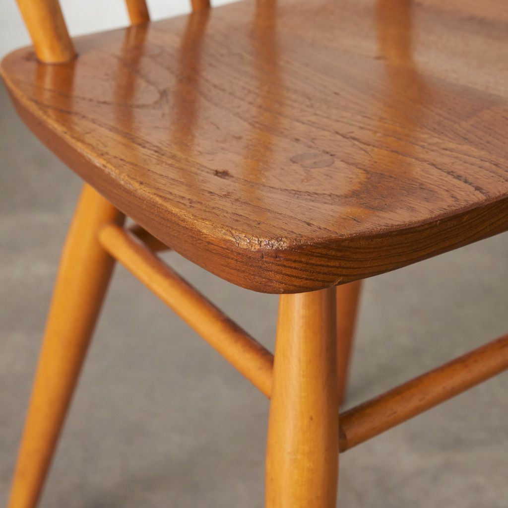 ercol スティックバックチェア ヴィンテージ 英国 アーコール エルム