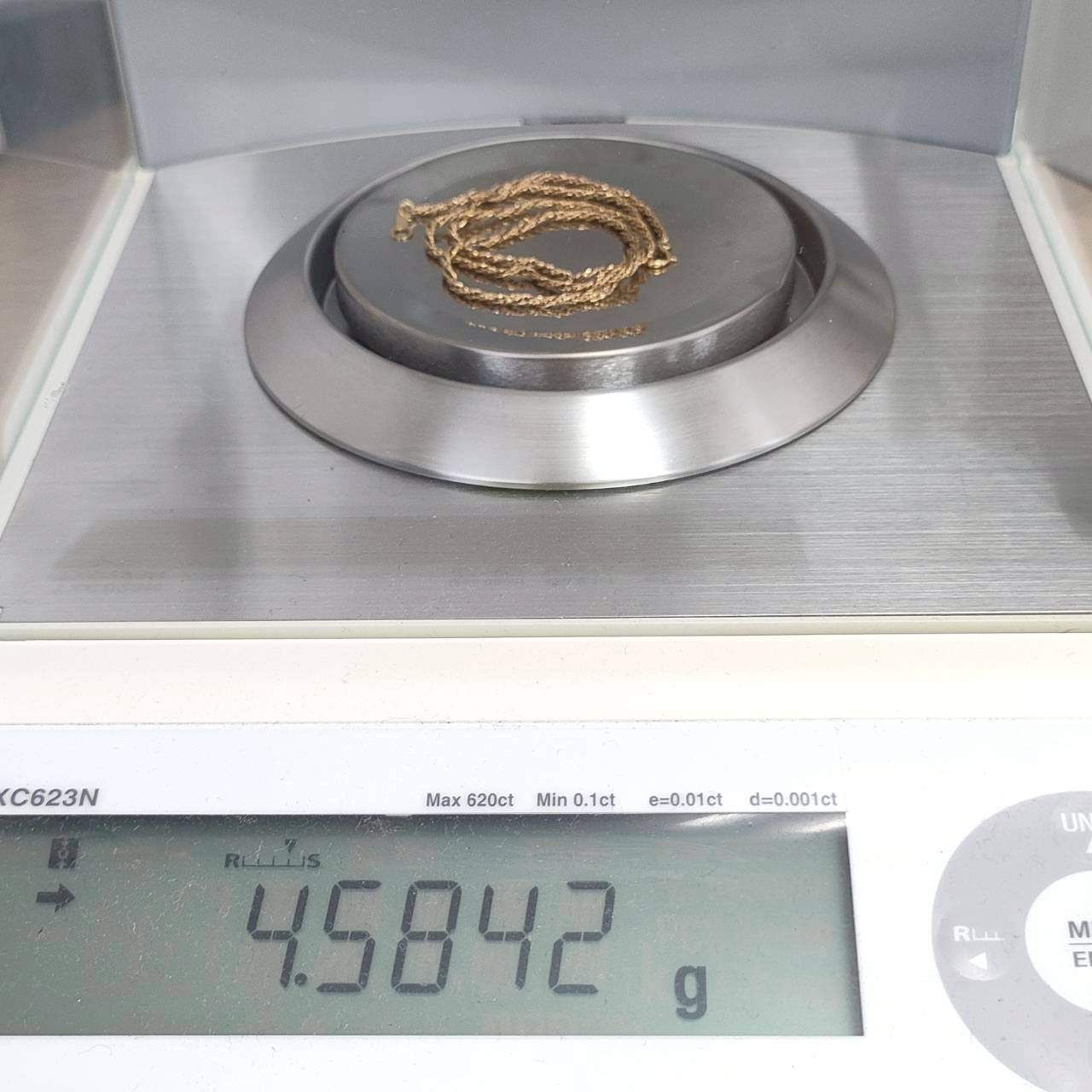 18金 K18 男女兼用 造幣局 編込みネックレス 4.58g 40㎝ D56 - メルカリ