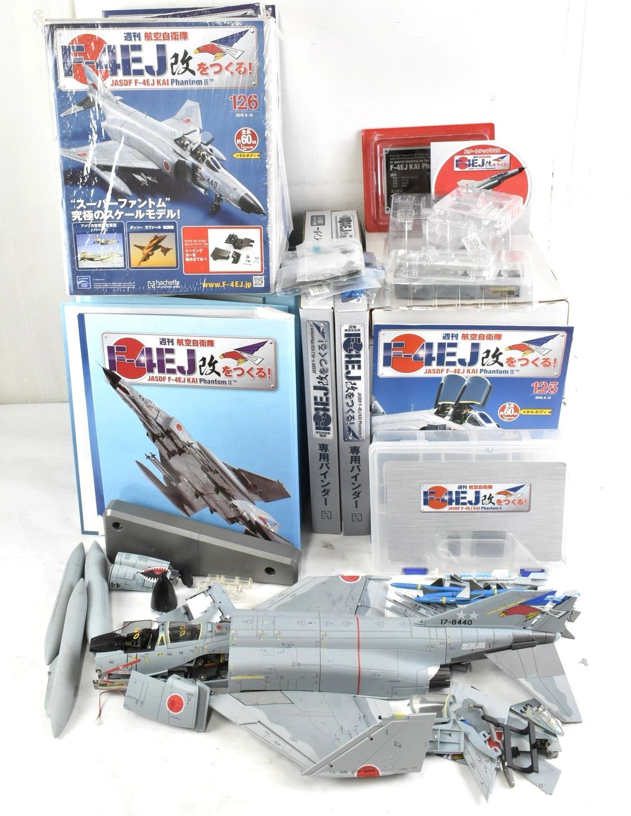 アシェット 週刊航空自衛隊 F-4EJ改をつくる 1巻-145巻(1巻-105巻組立