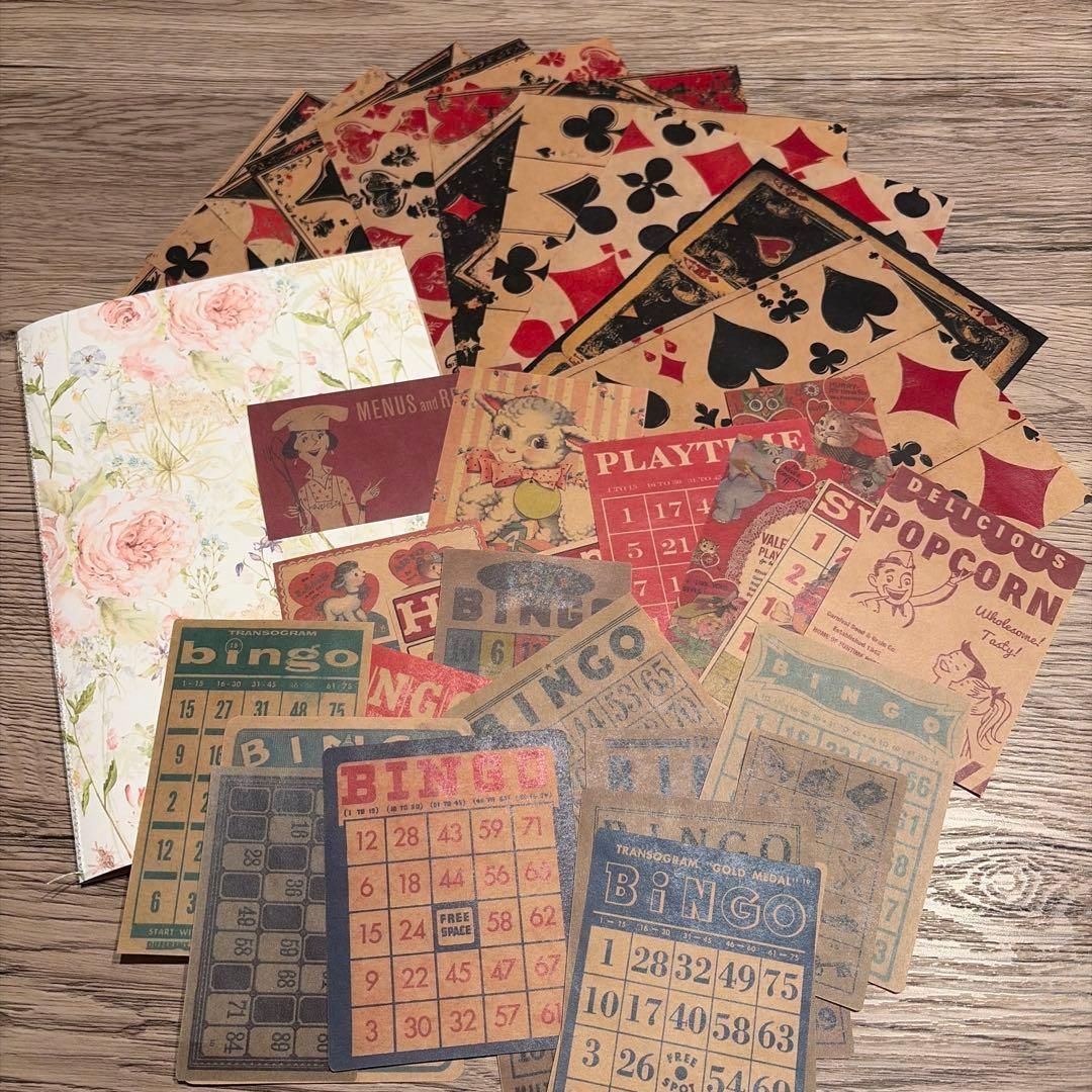 数量限定！⭐︎素材セット⭐︎雑記帳 ジャンクジャーナル コラージュ