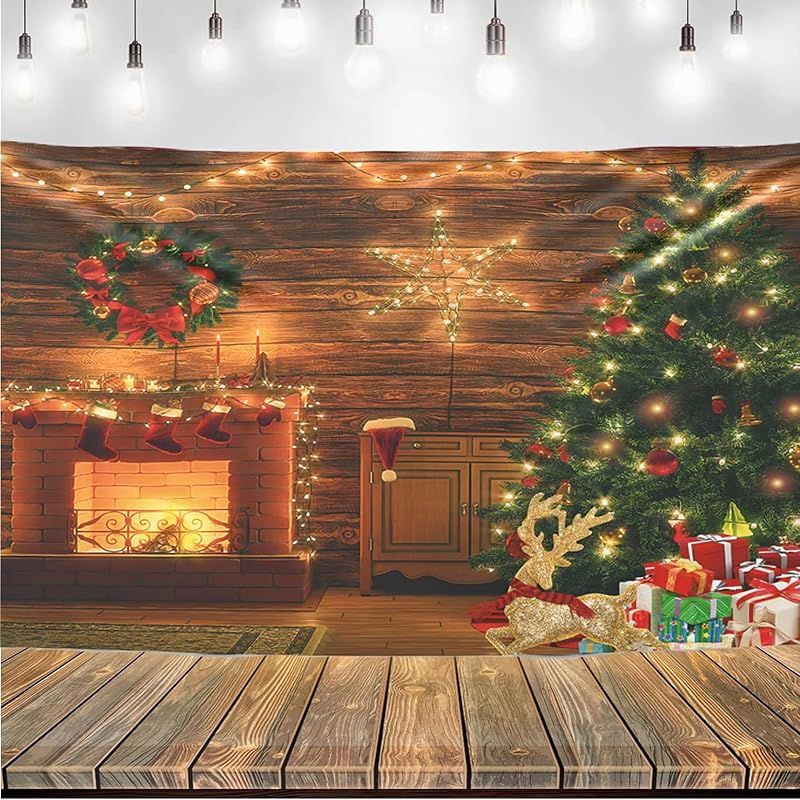 ZEZYXUFMクリスマスタペストリー 飾り クリスマスツリー 壁掛け 大判