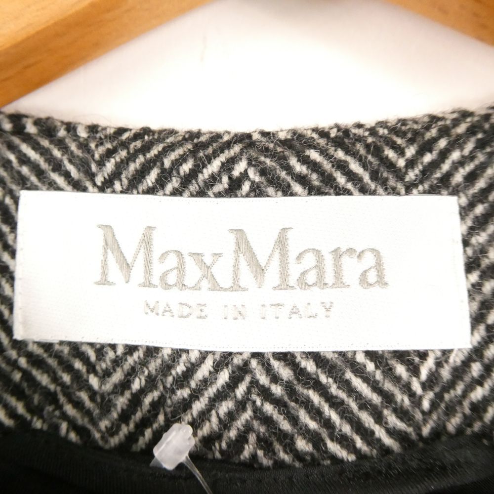 美品 MAXMARA マックスマーラ GATTINI ガッティーニ ノーカラー