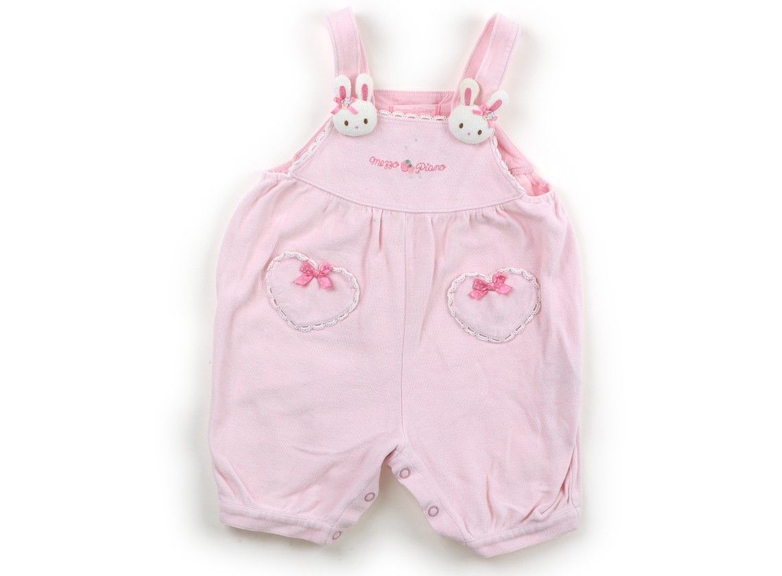 メゾピアノ/mezzopiano】ベビーオーバーオール 80サイズ 女の子【子供