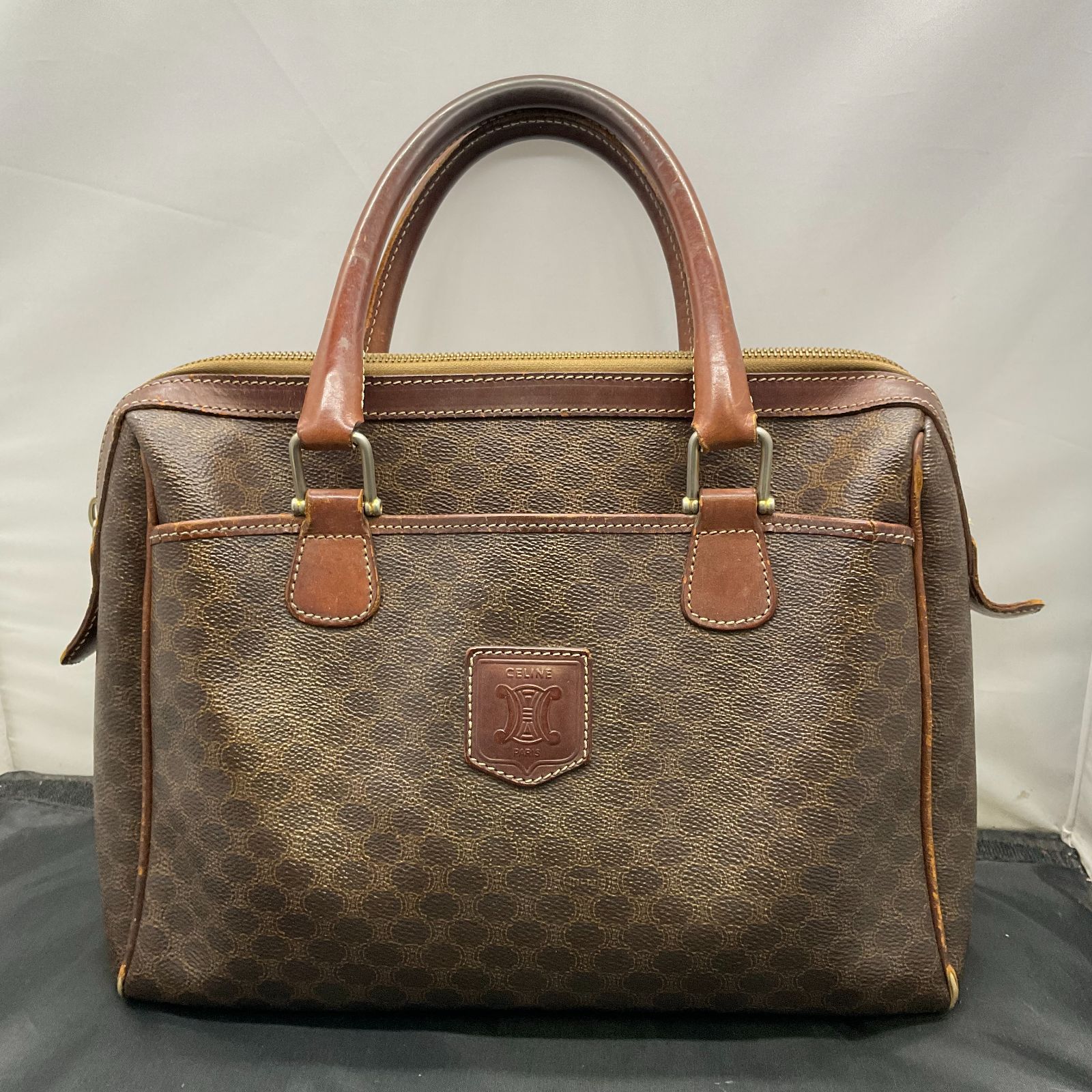 1万円スタート】ヴィンテージ CELINE セリーヌ マカダム PVC レザー