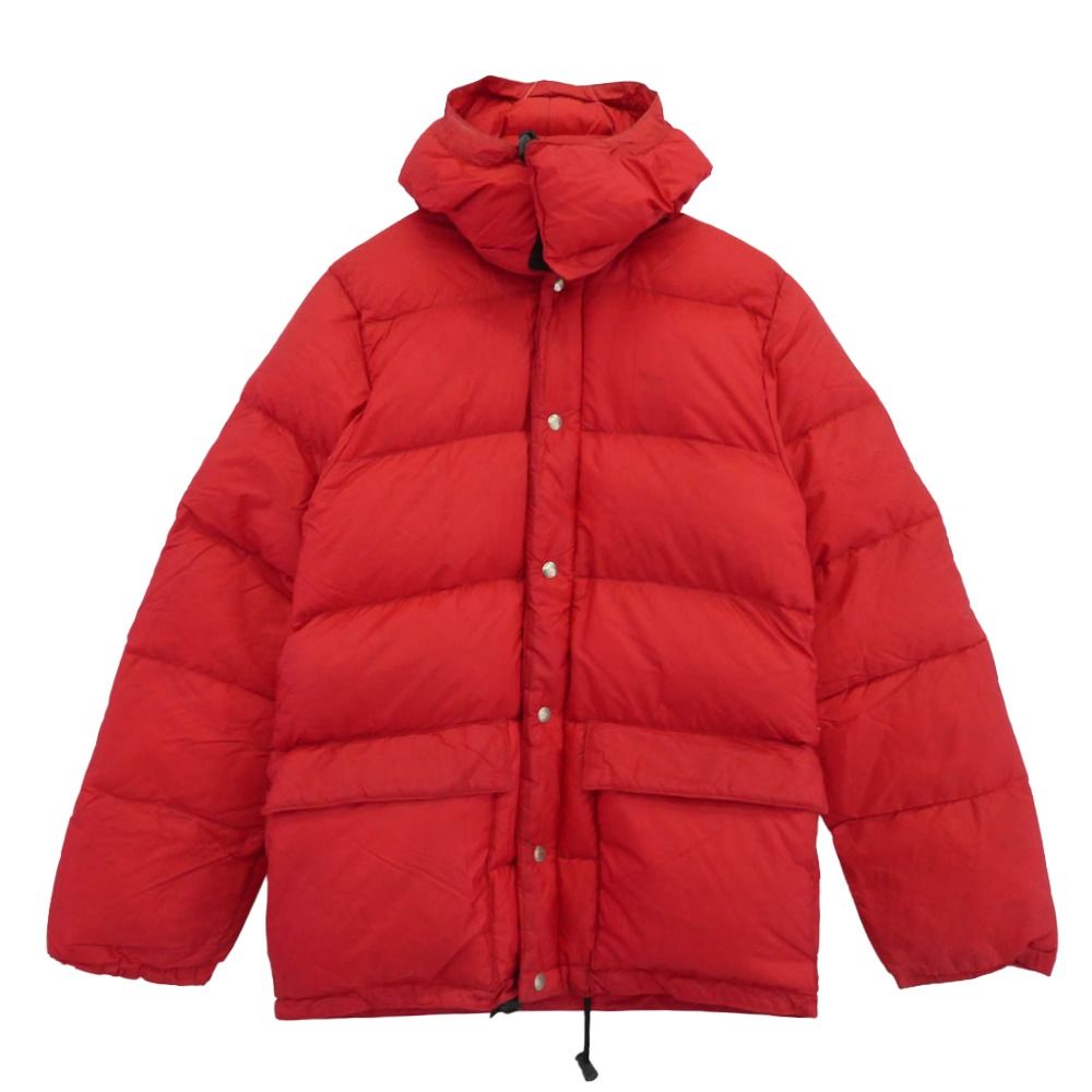 Crescent Down Works クレセントダウンワークス USA製 GOOSE DOWN JACKET グース ダウン ジャケット レッド系 S