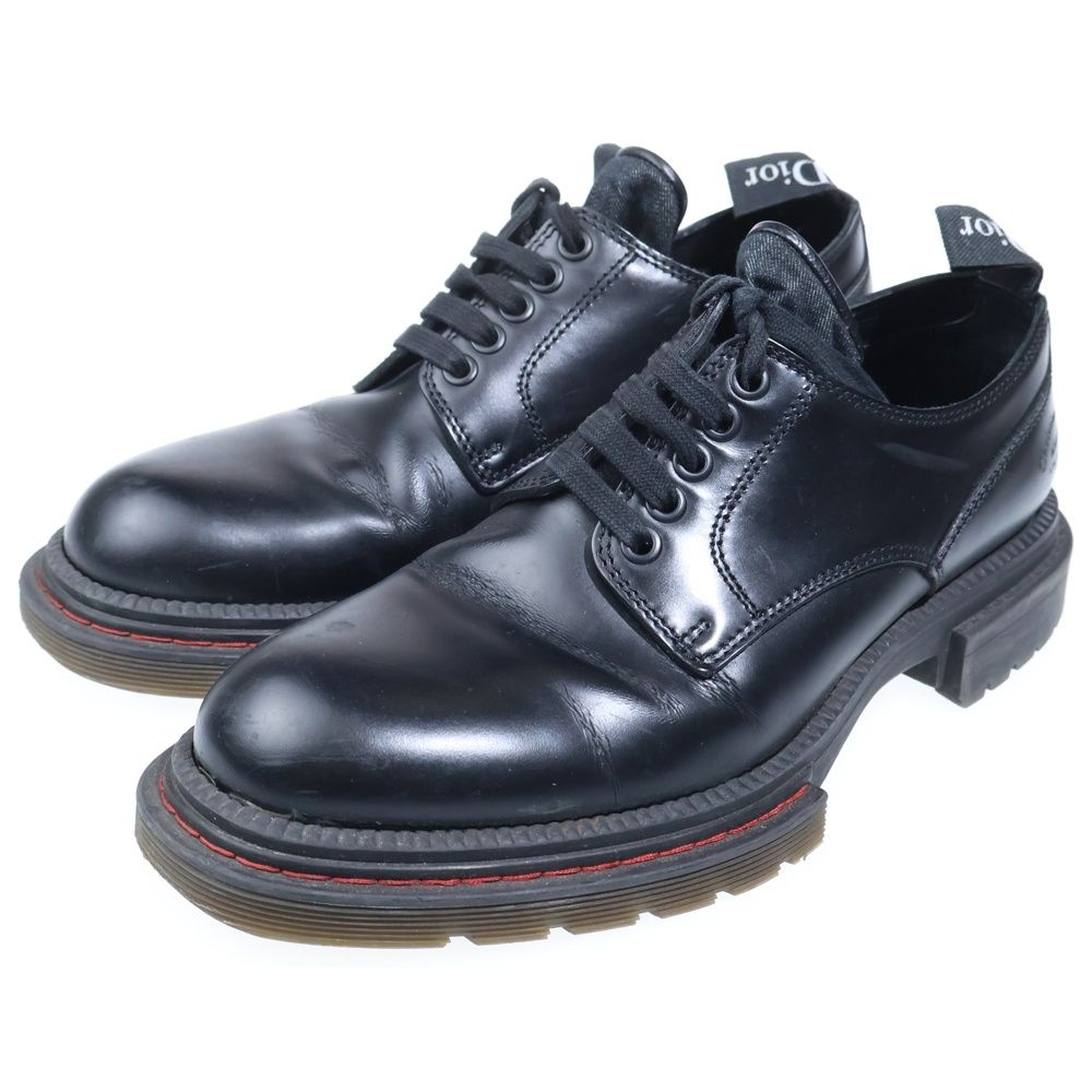 Christian Dior クリスチャンディオール 外羽根ダービーシューズ ブラック Christian Dior (クリスチャンディオール) 外羽根ダービーシューズ