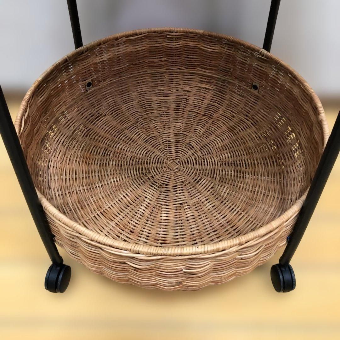 送料無料】IKEA LUBBAN ルッバン ラタン 2段ワゴン 11907 - メルカリ