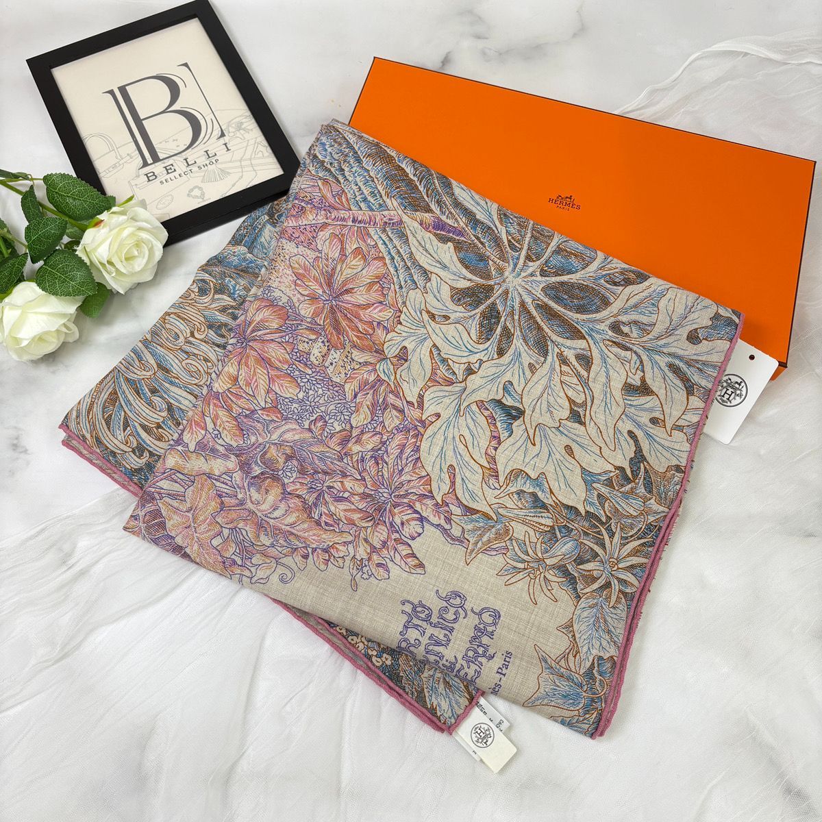 鑑定済み【 新品未使用 】エルメス カレジェアン 140 《 パレルモの