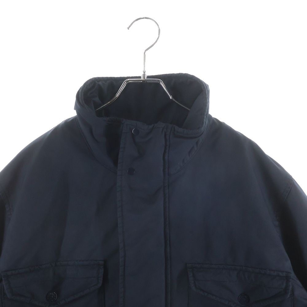 STONE  ストーンアイランド MOLESKIN LINED COMPASS FIELD JACKET K2S1541000107 モールスキン コンパスフィールドジャケット ダウンジャケット ブラック STONE ISLAND (ストーンアイランド) MOLESKIN LINED COMPASS FIELD