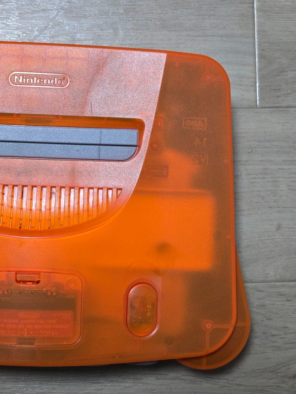 NINTENDO64 本体 ダイエー クリアオレンジ ブラック 訳あり品 ジャンク
