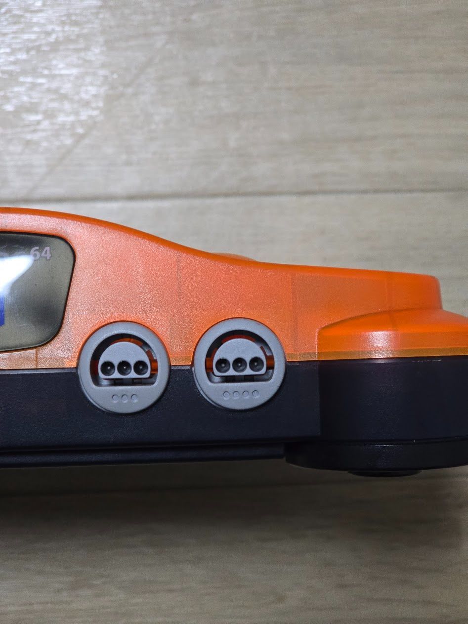 NINTENDO64 本体 ダイエー クリアオレンジ ブラック 訳あり品 ジャンク