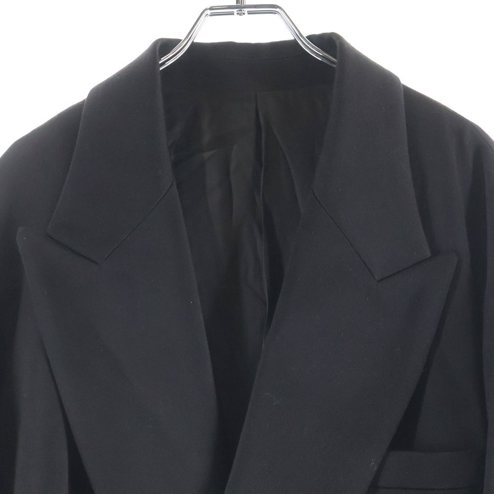 Stein (シュタイン) 25SS W/SI SATIN PEAK LAPEL LONG COAT サテン