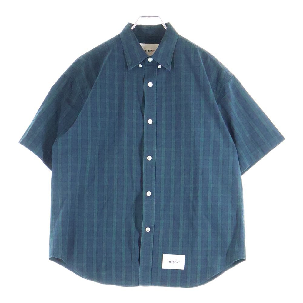 WTAPS ワークシャツ 02 ダブルタップス ブロードクロス シャツ ブルー トップス WTAPS ワークシャツ 02 ダブルタップス ブロードクロス
