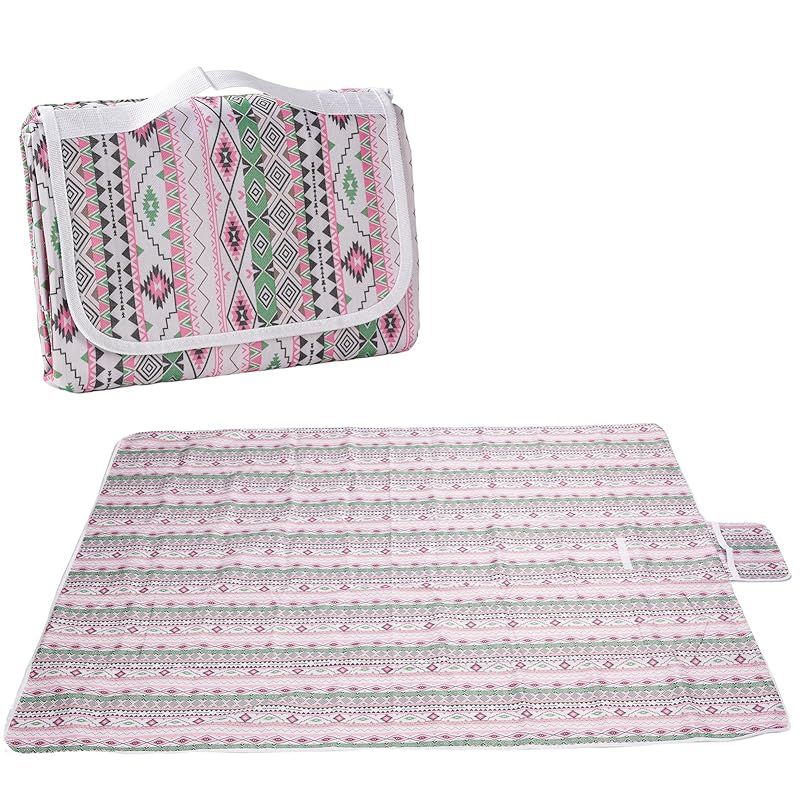 [Brand New] CYFIE Leisure Seat, 150x200cm, 964g, Foldable Handle, Bag Type, Waterproof, Compact Storage, Portable, Lightweight, Cherry Blossom Viewing/BBQ/Camping/Beach/Camping/Outdoor Picnic Mat Japanese Instructions (Bohemian Style, 1)