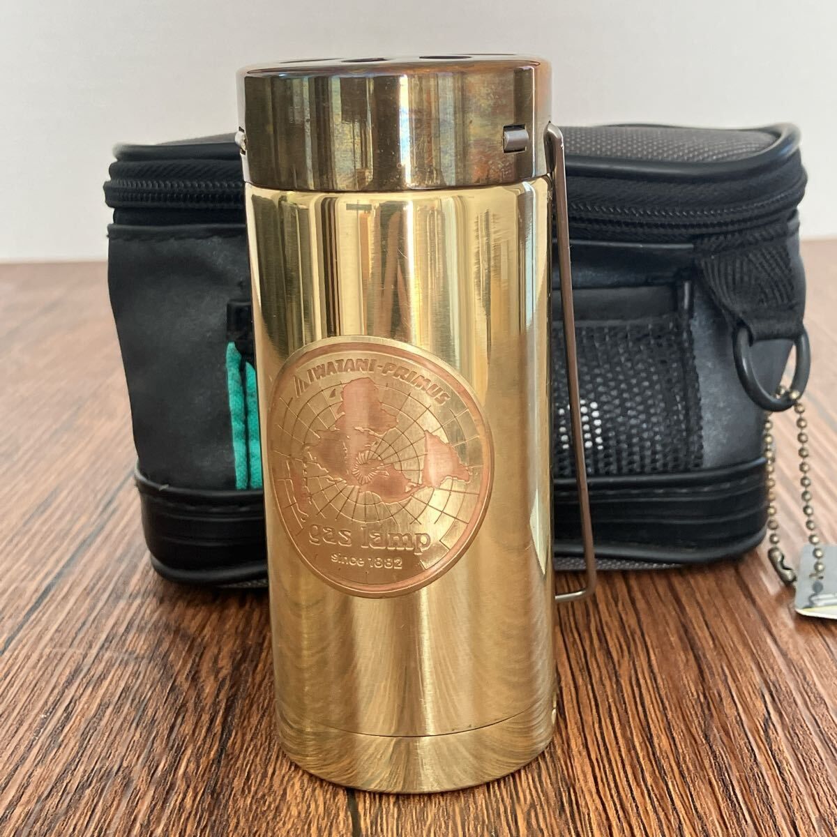 現状品】廃盤 希少 プリムス イワタニ ガス キャンドルランタン 真鍮