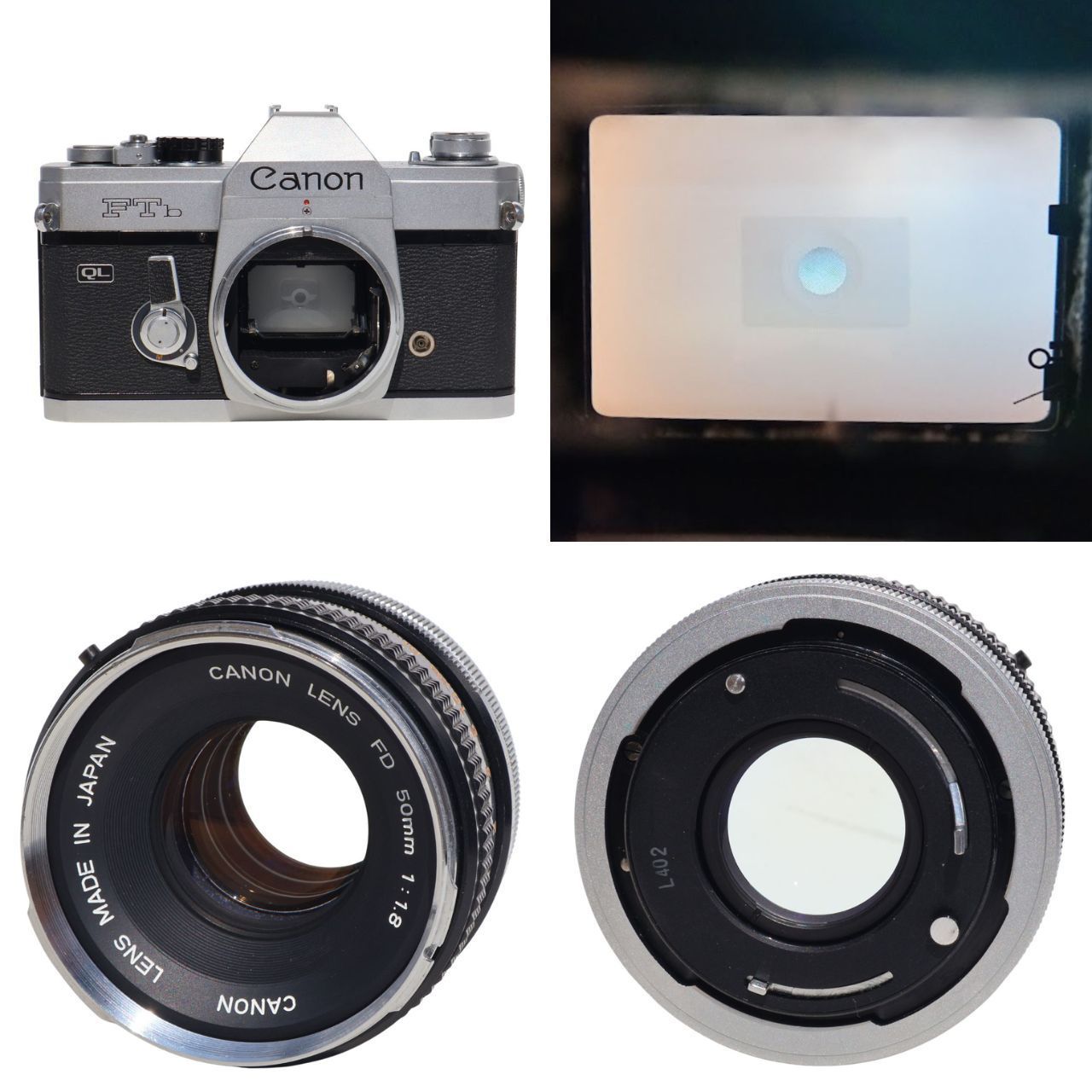 キャノン Canon FTb シルバー & FD 50mm F1.8 #32 CANON FTb シルバー + FD 50mm 1:1.8 整備済 - メルカリ