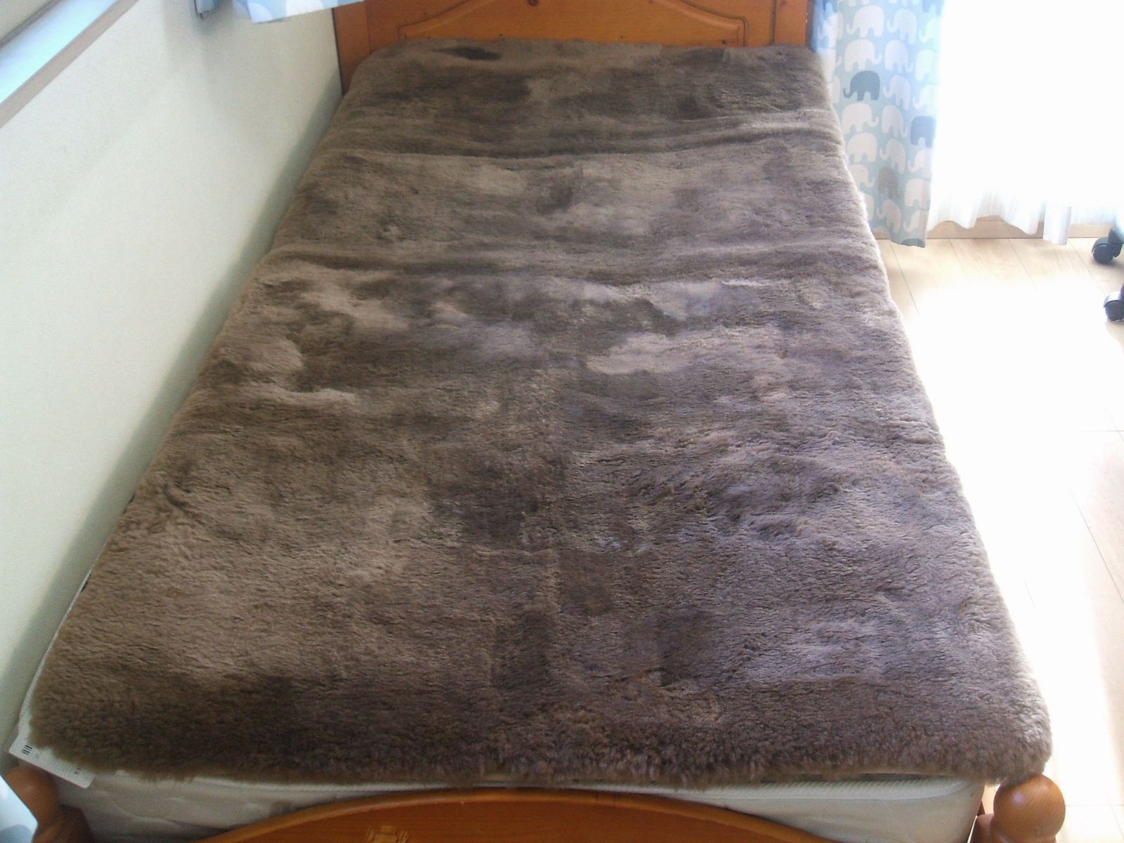 限定品＊新品＊じぶんまくら日本ムートン製＊毛足35ミリ