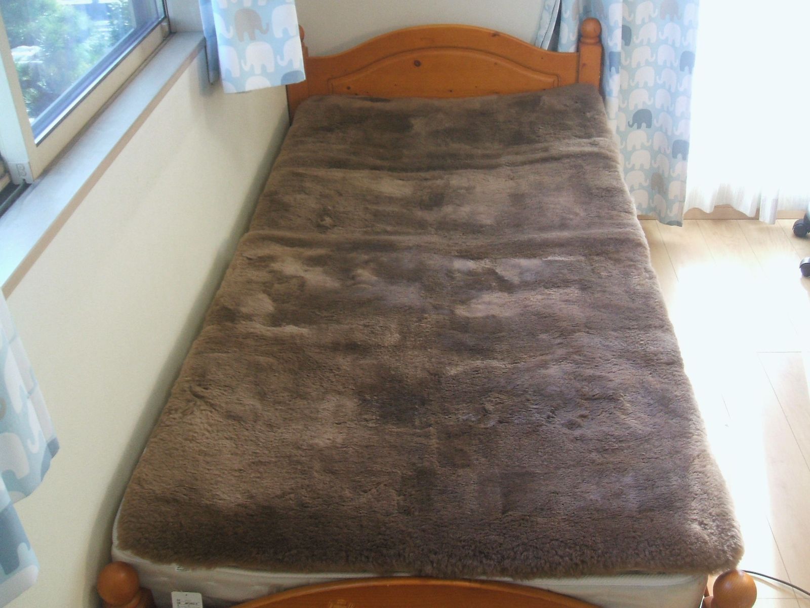 限定品＊新品＊じぶんまくら日本ムートン製＊毛足35ミリ