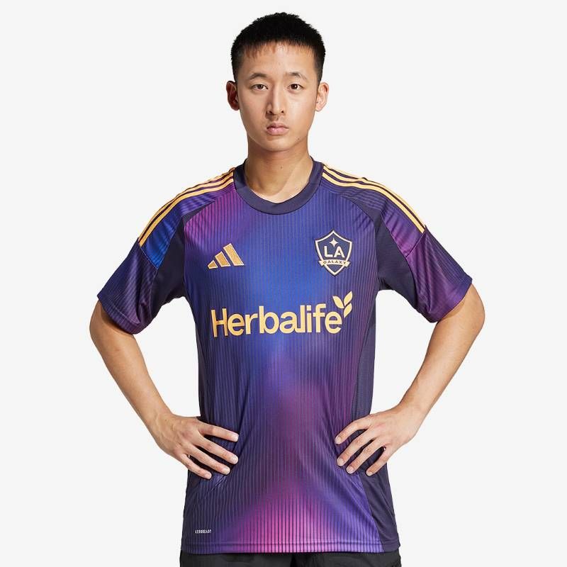 【送料無料・匿名配送】adidas アディダス LAギャラクシー 2025 アウェイ シャツ 紺 サンセット 吉田麻也 新品 正規品 日本未発売 ロサンゼルス