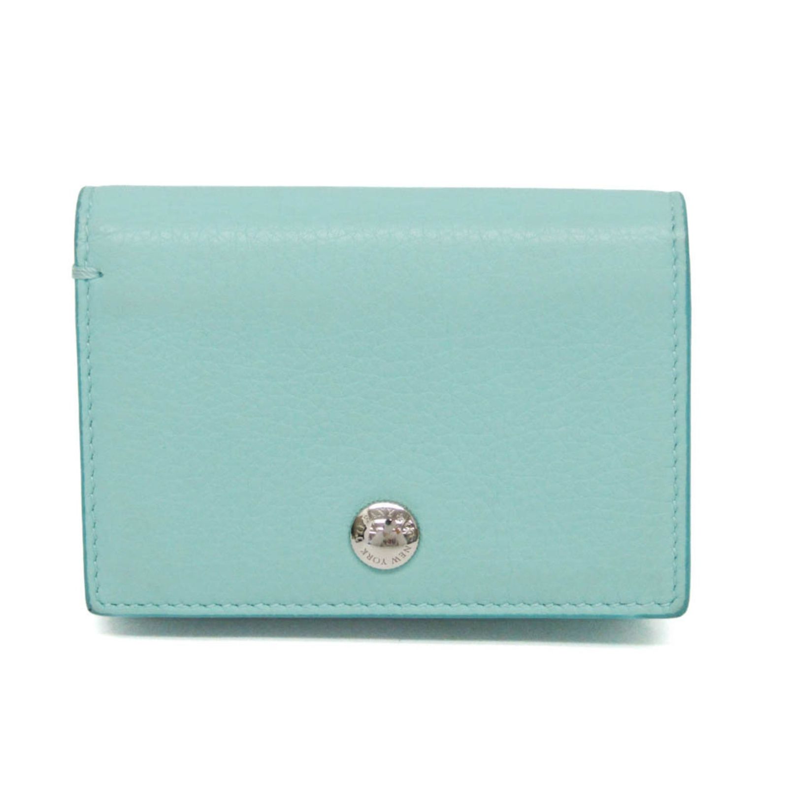 ティファニー(Tiffany) レザー カードケース ティファニーブルー