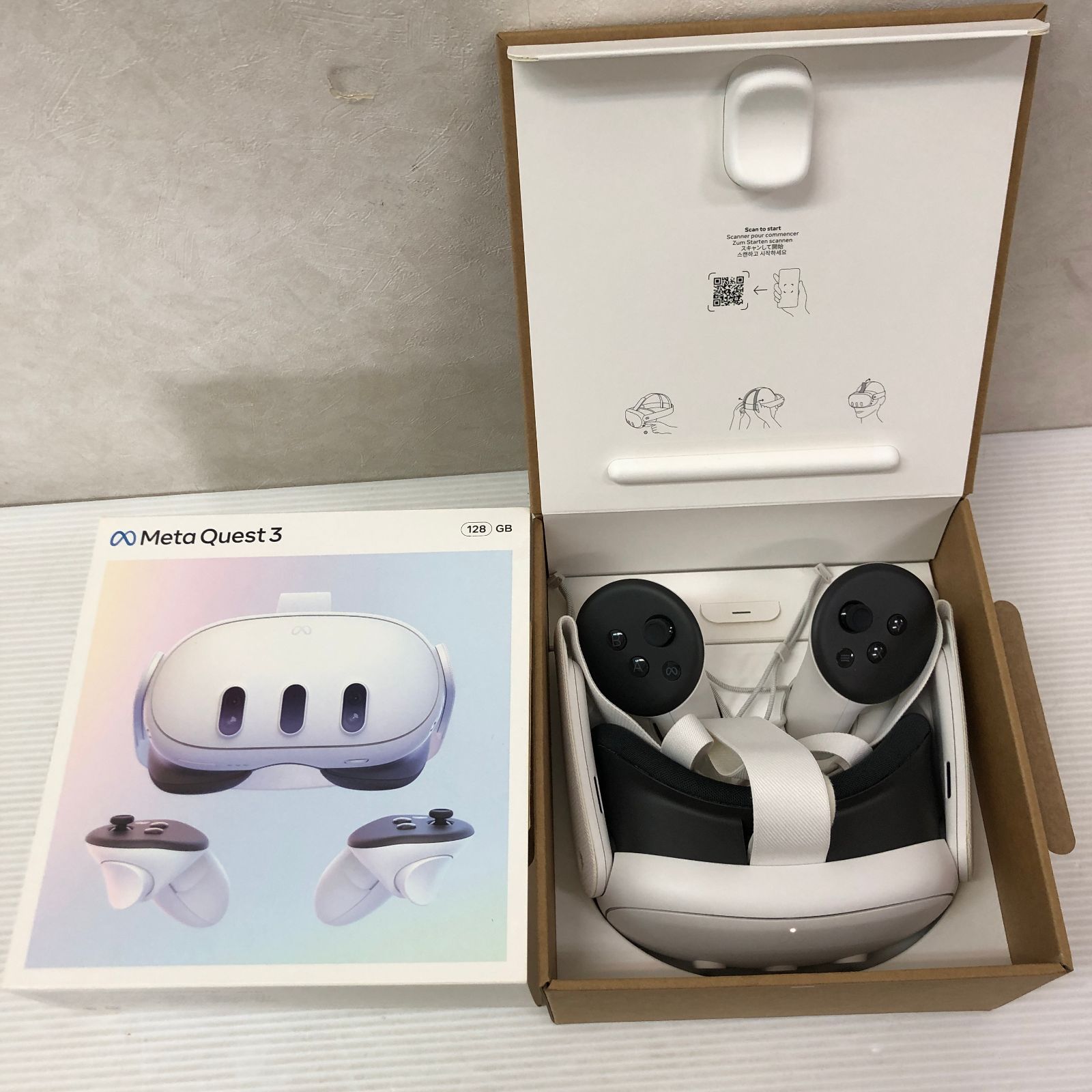 中古]Meta Quest 3S 128GB VRヘッドセット Quest 128GB Meta 1週間 美 