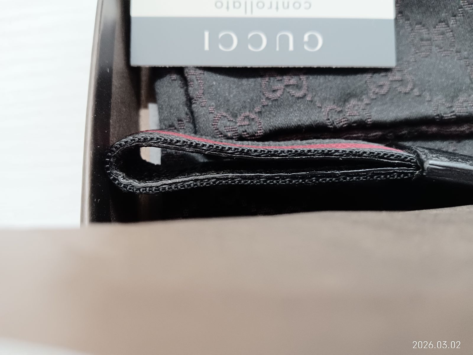 GUCCI キーホルダー シェリーライン 新古品 鑑定済み - メルカリ