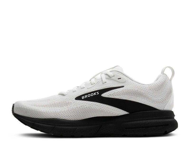 ブルックス メンズ シューズ スニーカー Brooks Trace 4 Running Shoe Mens WhiteBlack ホワイト